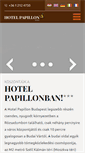 Mobile Screenshot of hotelpapillon.hu